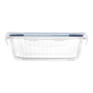 Pote 1,04L Hermetico De Vidro Com Tampa Plastica Lines